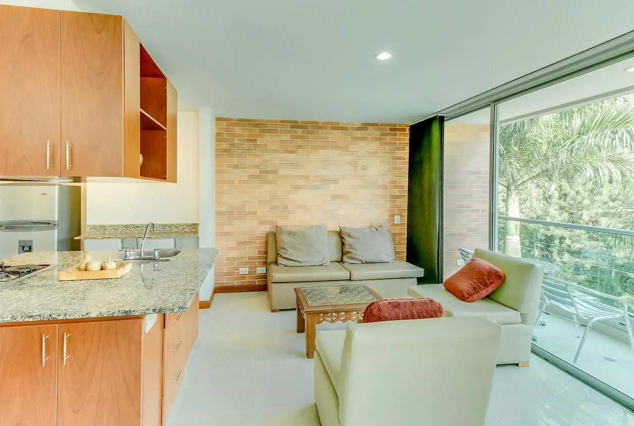 Amplio Apartamento Estudio Con Balcon 306 Edificio Blux Appartamento Medellín 0*,